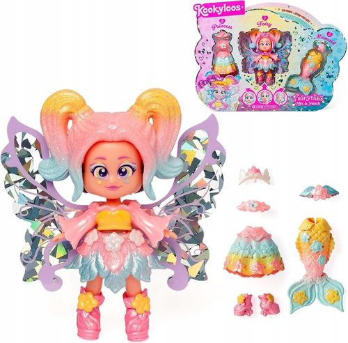 KOOKYLOOS Fairytale Mix & Match Rainbow lalka z 3 strojami na Arena.pl