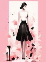 Plakat 15x20cm Pastelowe Love