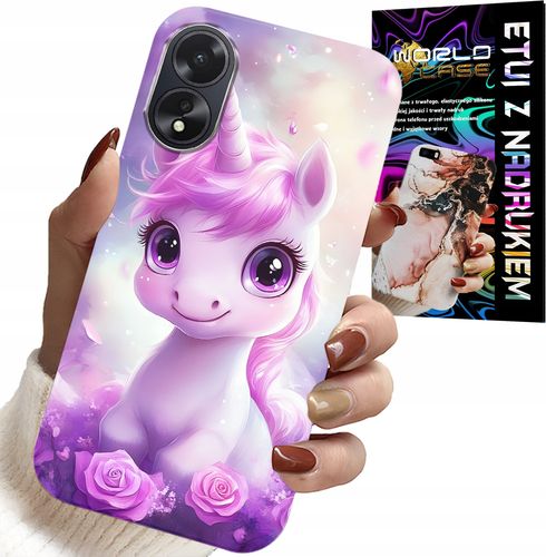 ETUI DO OPPO A38 4G - SŁODKI JEDNOROŻEC, WZORY DLA DZIECI CASE na Arena.pl