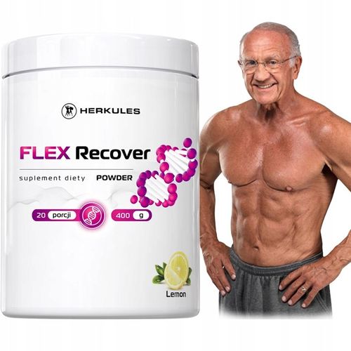 HERKULES Flex Recover Powder 400g NA BÓL STAWÓW ZAPOBIEGA URAZOM KOŚCI na Arena.pl