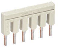 Wago mostek 6 - torowym z izolacją jasnoszary 2002-406 1szt