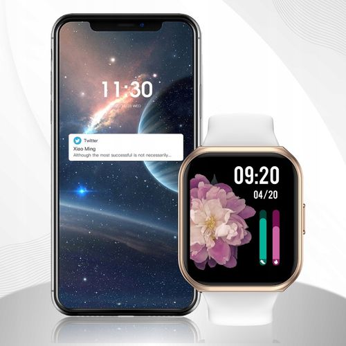 SMARTWATCH ZEGAREK MENU DAMSKI ROZMOWY GRY POLSKIE SMS 2 PASKI SMART WATCH na Arena.pl