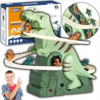 ZABAWKA WSPINAJĄCE SIĘ DINOZAURY ZJEŻDŻALNIA INTERAKTYWNA DINO TOR 2w1