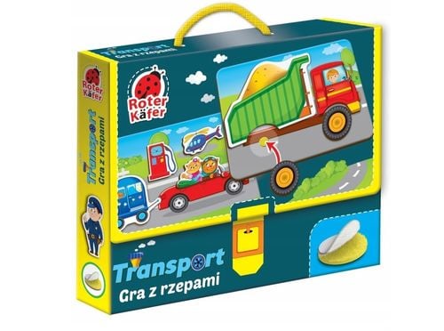 Gra Edukacyjna Z Rzepami Transport Roter Kafer Dla Dzieci Rk1070-06 na Arena.pl
