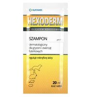 eurowet szampon hexoderm dla gryzoni i zwierząt futerkowych 20x20ml