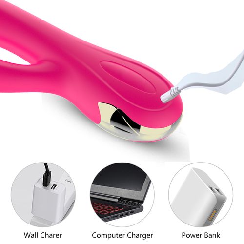 wibrator silicone vibrator usb 7 function + booster / heating na Arena.pl
