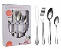 Zestaw Sztućców 24 Elementy Elegancki Design na 6 Osób (E)