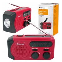 Radio FM outdoorowe SOLARNE survivalowe DYNAMO latarka SYRENA SOS 2000 mAh