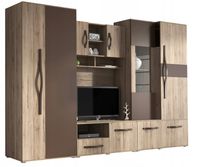 Meblościanka MODENA 300 stylowa praktyczna funkcjonalna PRODUCENT PL