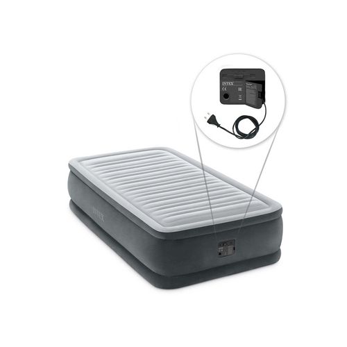 Materac jednoosobowy Intex 191 x 99 x 46 cm szary 64412 FIBER-TECH na Arena.pl