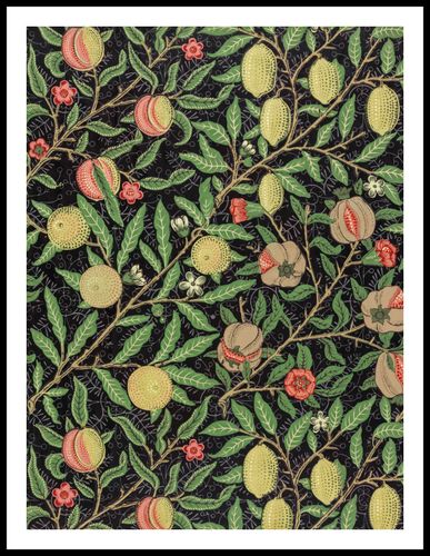 Plakat 60x80cm Fruit Pattern, William Morris Vintage do Salonu na Arena.pl