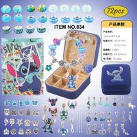 Zestaw Stitch do robienia biżuterii 72 elementy z kuferkiem