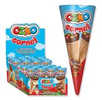 Tim Ozmo Cornet wafel w kształcie lodu rożka z drażami 25g x 24 sztuki