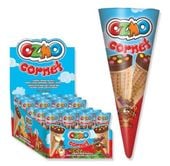 Tim Ozmo Cornet wafel w kształcie lodu rożka z drażami 25g x 24 sztuki