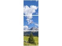 30 90CM OBRAZ 3 ELEM WIDOK ALPY TAMBAKO THE JAGUAR ŚCIENNY PŁOTNO DRUK