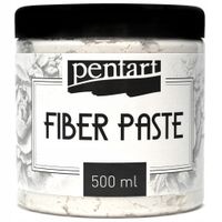2 x Pasta celulozowa Pentart Fiber modele 3D włóknista artystyczna BIAŁA 50