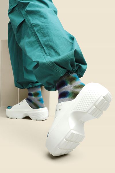 Damskie Buty Klapki Platforma Crocs Stomp 209346 Slide 38-39 zdjęcie 10