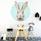 Naklejka Królik Stefan DK226 Miętowy L