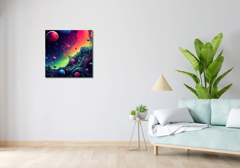 Obraz 60x60cm Kalejdoskop Galaktyk zdjęcie 2