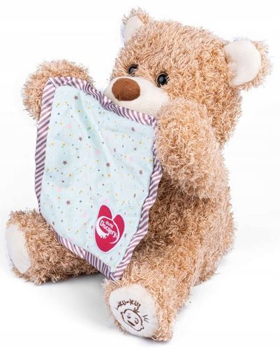 Dumel INTERAKTYWNY MIŚ ZABAWA w A-kuku PLUSZAK ma RUCHOME ŁAPKI i PYSZCZEK na Arena.pl