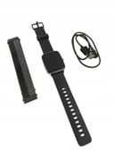 Smartwatch Zegarek Veryfit IDW28 czarny fitness IP68 + dodatkowy pasek