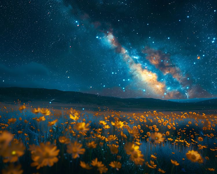 Plakat 50x40cm Nocne Niebiosa zdjęcie 1