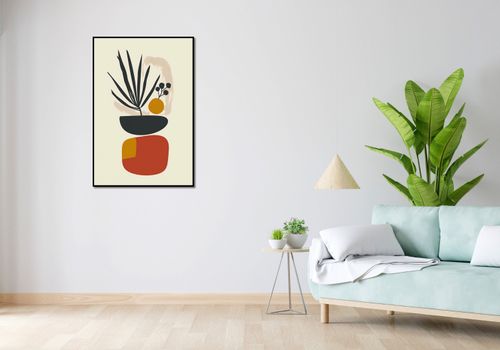 Plakat 67,5x100cm Botaniczny Wgląd na Arena.pl