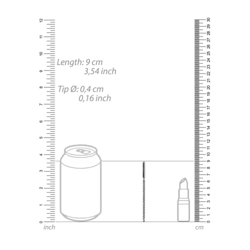ouch! by shots metalowy dźwięk urologiczny 4 mm - model dla początkujących na Arena.pl