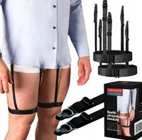 WEISNER Holders |ORYGINALNE SZELKI MĘSKIE DO KOSZULI UTRZYMANIA KOSZULI zPL