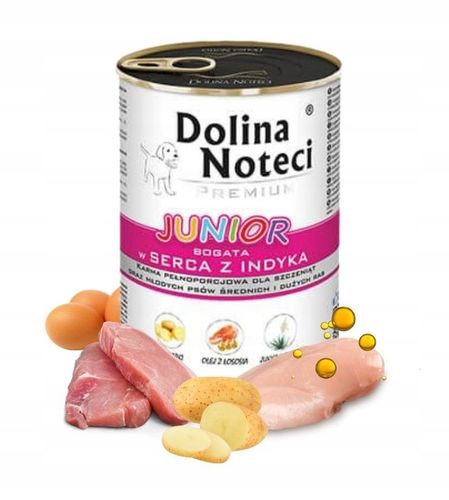 DOLINA NOTECI Premium Mokra karma JUNIOR MIX 4 smaków 12x400g na Arena.pl