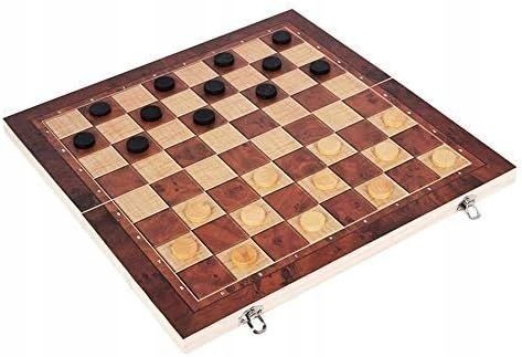 Szachy Drewniane 2W1 7975 na Arena.pl