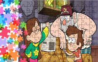 Puzzle tradycyjne Wodogrzmoty - Gravity Falls