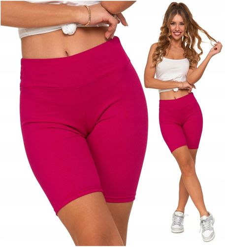 Kolarki Szorty Krótkie Getry Legginsy Prążkowane Modny Kolor MORAJ S/M na Arena.pl