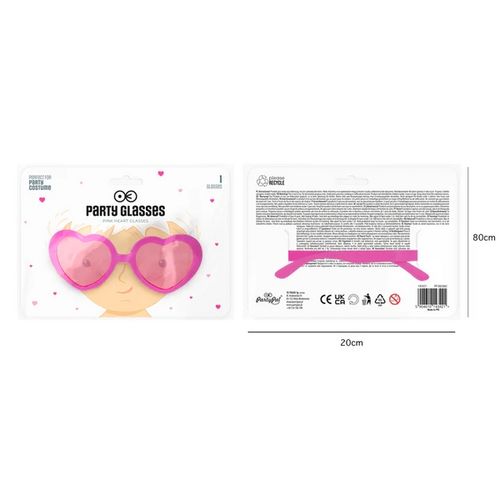 OKULARY SERCA SERDUSZKA RÓŻOWE WALENTYNKI na Arena.pl