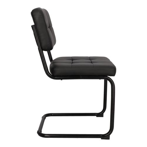 Krzesło Nelson soft black swing black PU na Arena.pl