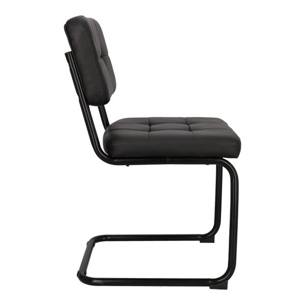 Krzesło Nelson soft black swing black PU zdjęcie 4