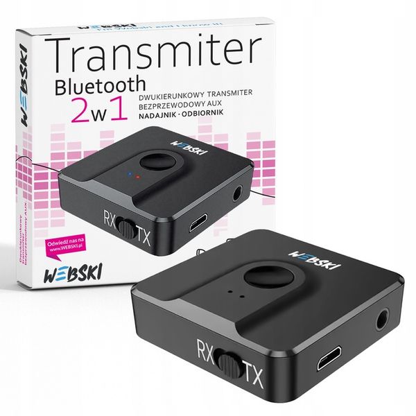TRANSMITER AUDIO BLUETOOTH NADAJNIK/ODBIORNIK AUX zdjęcie 2