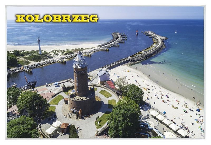 Kołobrzeg - magnes szklany zdjęcie 1