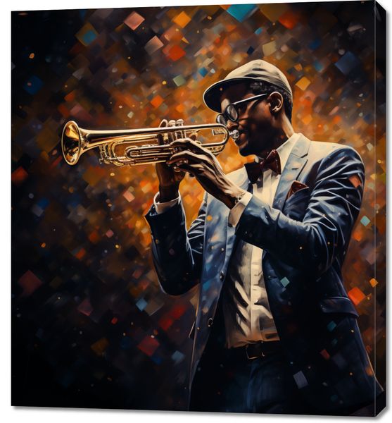 Obraz 90x100cm Symfonia na Trąbce zdjęcie 1