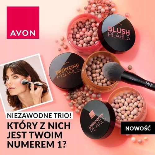 Perełki rozświetlające AVON Odcień Light Peach True Colour Rozświetlacz na Arena.pl