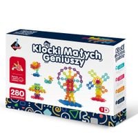klocki małych geniuszy śniezynki 280 el. 7866