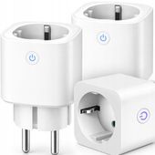 2x INTELIGENTNE GNIAZDKO WiFi SMART TUYA WATOMIERZ PROGRAMATOR TIMER