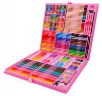 ZESTAW ARTYSTYCZNY DO MALOWANIA KREDKI 288 WALIZKA