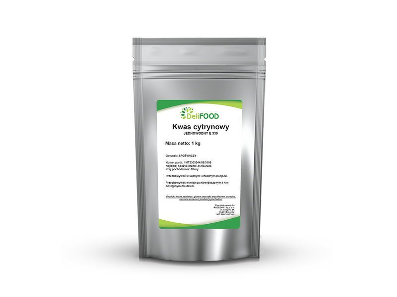 Kwas Cytrynowy Jednowodny E330 1kg zdjęcie 1