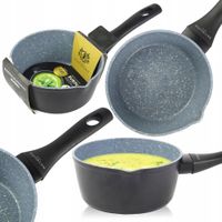 RONDEL GARNEK GRANITOWY UNIWERSALNY 1,3L INDUKCJA GAZ ALUMINIUM GOTOWANIE