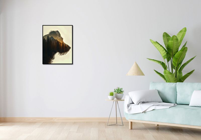 Plakat 50x65cm Psi Duch Lasu zdjęcie 4