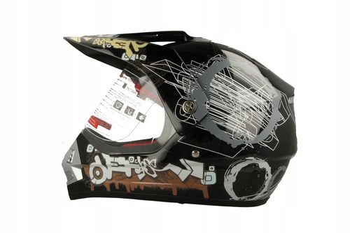 KASK MOTO CROSS ENDURO VCAN V340 Rozmiar: M na Arena.pl
