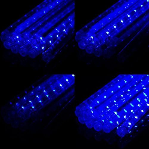 NIEBIESKIE LAMPKI SOPLE PADAJĄCY ŚNIEG 480 LED METEORYT 50 CM na Arena.pl