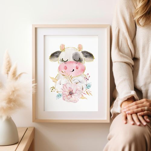 Plakat krowa, krówka plakaty do pokoju dziecka 70x100 cm na Arena.pl