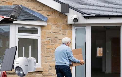 ZEWNĘTRZNA SOLARNA KAMERA OBROTOWA BATERIE WIFI 3MP 64GB Z PANELEM SOLARNYM na Arena.pl